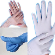 100 Pcs(50 pairs) Disposable Gloves Rubber Gloves